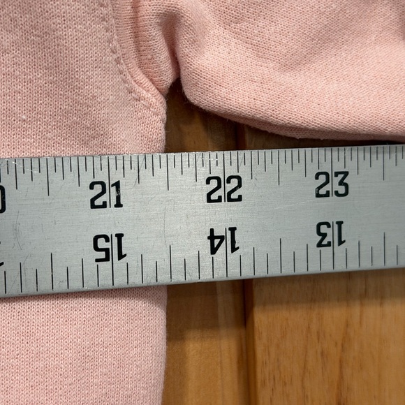 Valentine’s Pink Sweatshirt with Heart Bow Design, Coquette, Size Medium - Picture 4 of 6